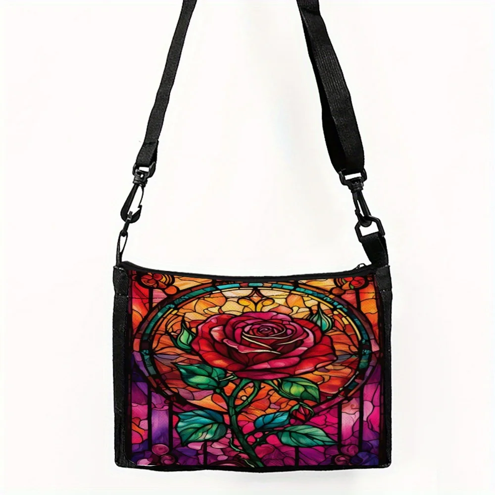 

Rose Art Fashionable and Unique Shoulder Bag Design Brings A Spring-like Fresh Atmosphere, Perfectly Matched with Various Shapes