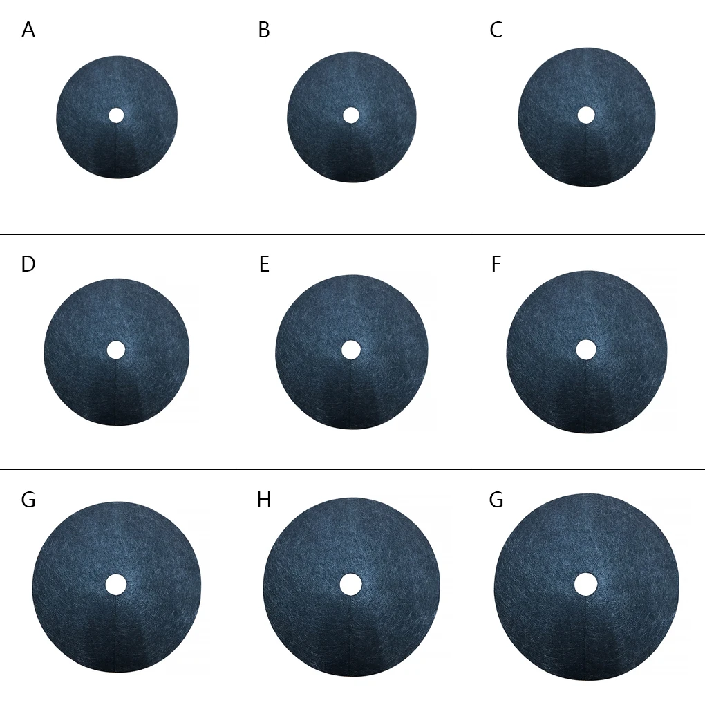 Tree Protection Weed Mat Non-woven Fabric Round Plant Control Trunk Barrier Ring Anti-grass Planting Weeding for Pots