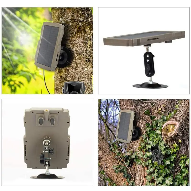 Jagdkamera-Solarpanel-Set, 3000 mAh, 6 V-12 V, wiederaufladbares Solarladegerät, geeignet für Jagdkameras. – Detail 7