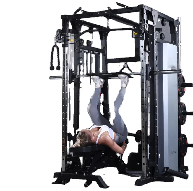 Commercial fitness equipment Smith machine multi-functional trainer fitness machine bench press squat rack