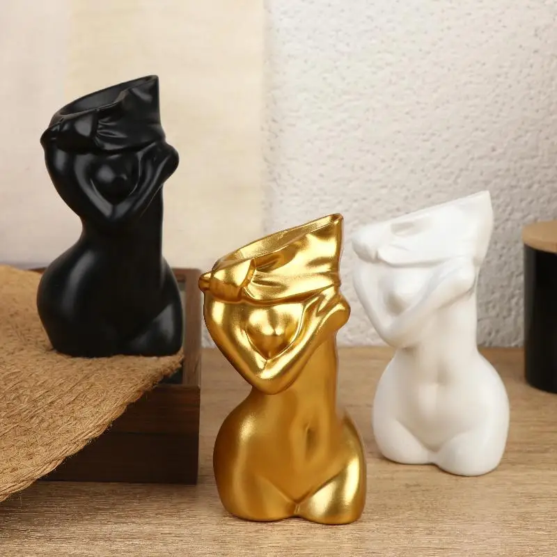 Body Vase Feminine Form Body Shape Vase Decorative Body Statue Unique Female Body Vase Women's Body Vase