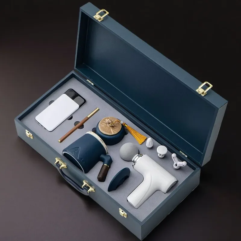 Ceramic business gift set, with logo-high-end-national tide style, suitable for corporate activities, customer and employee