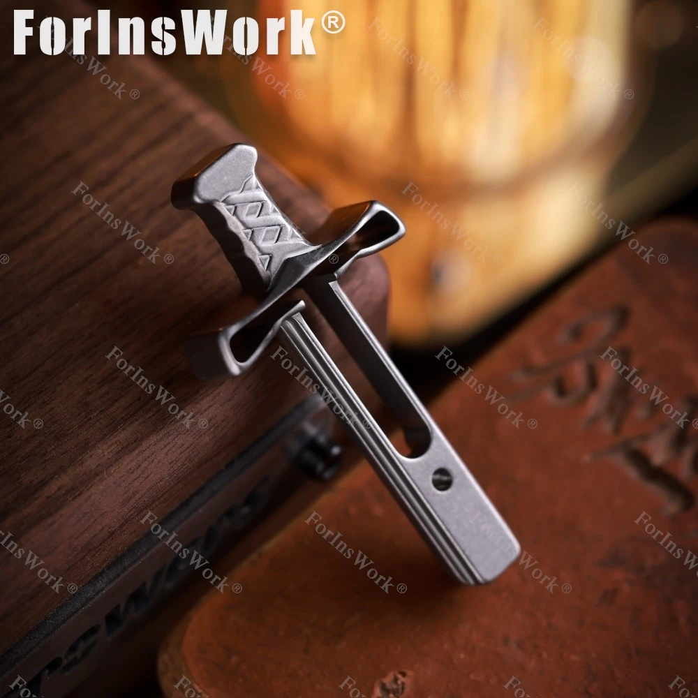 「正規品」ACEdc Master Sword SS製　音叉accessory ACEdc Master Sword Clouded Zirconium Damascus With Zirconium