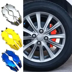 2 adet araba lastik tekerlek Hub disk fren kaliper kapağı forVolkswagen VW forPolo forPassat B5 B6 CC Golf 4 5 6 7 Touran T5 forTiguan