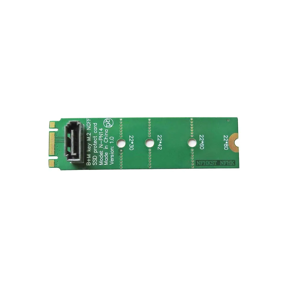 Placa adaptadora de interface SATA M.2 NGFF B-Key/M-Key - Converter armazenamento NVMe SSD para desktops e laptops