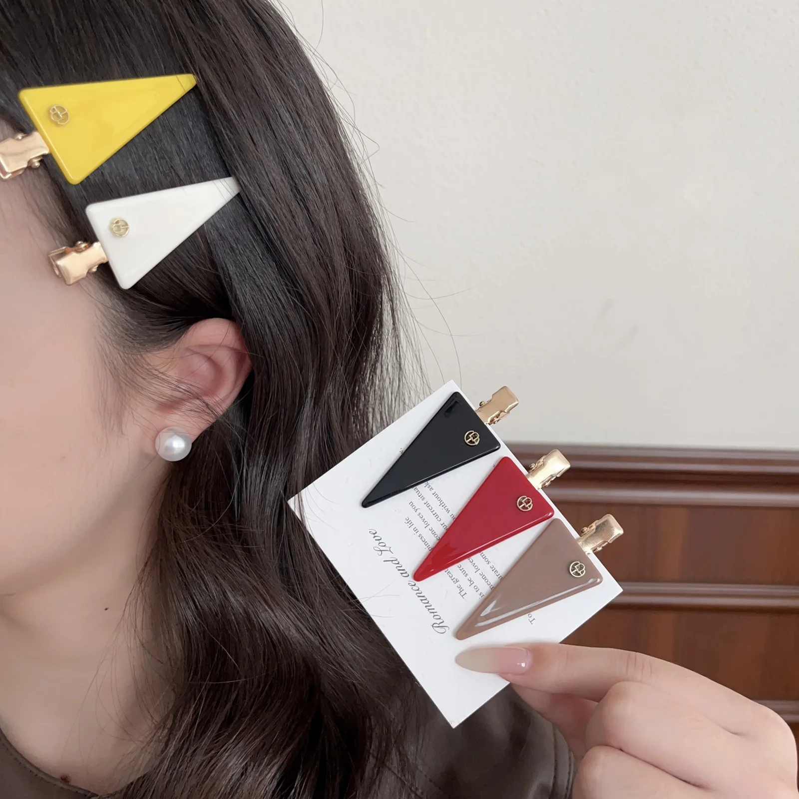 1pcs Korea Acetic Acid Seamless Hairpin Side Bangs Broken Hair One Word Seamless Hairpin Makeup Clip Hair Accessories Headwear