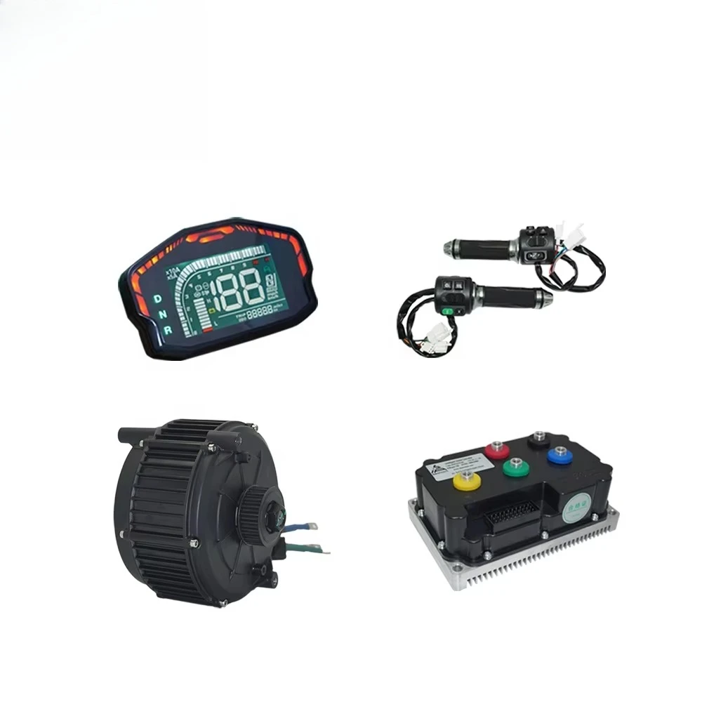 

Комплекты среднеприводных двигателей SIAECOSYS QS165 V2 5000W 72V 35H с контроллером Fardriver ND72530 330A 530A, новое состояние