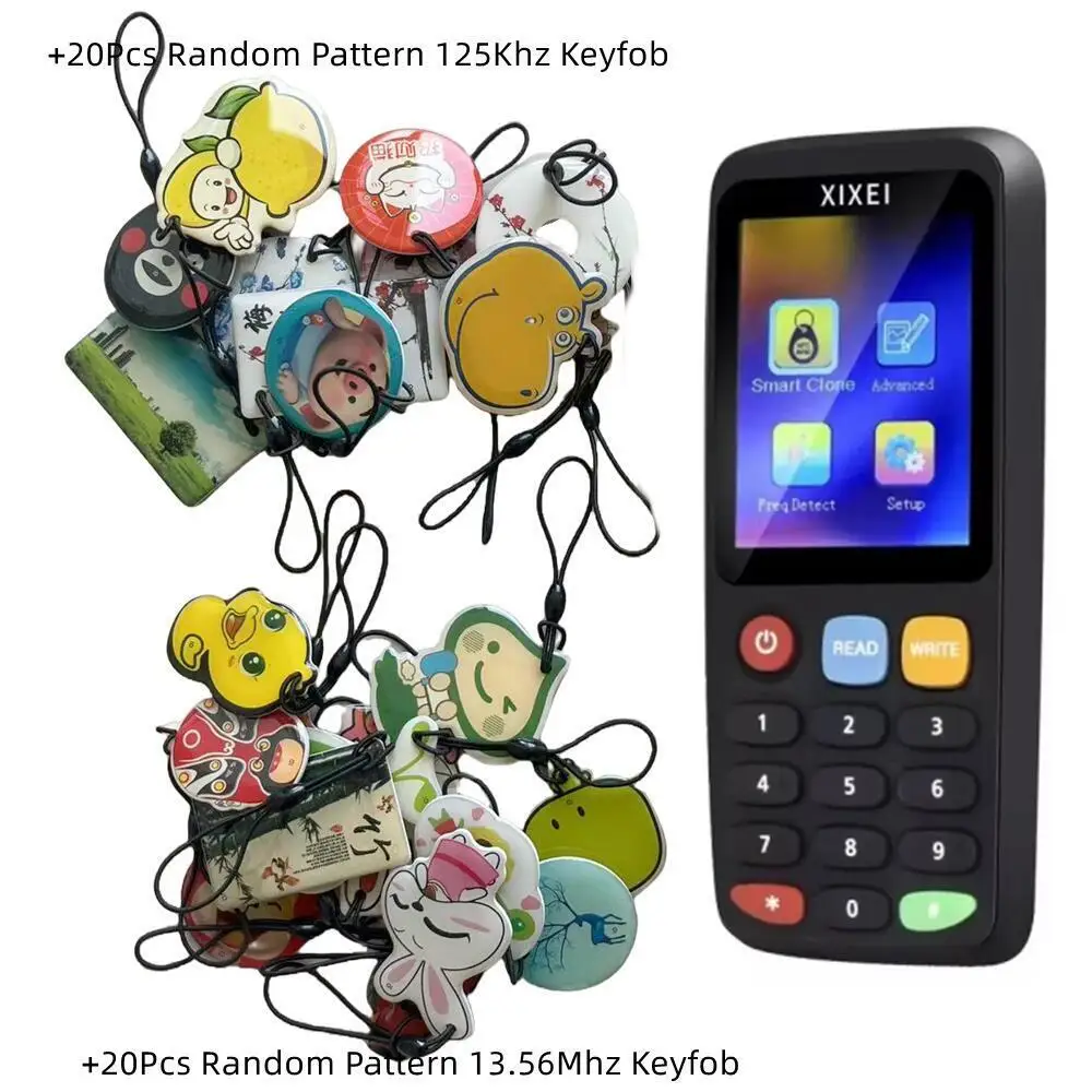 

1Pcs Smart Card X7 Reader RFID Key Clone Copier IC ID Token Copy Duplicator 125Khz Badge Writer 13.56Mhz NFC Tag Programmer