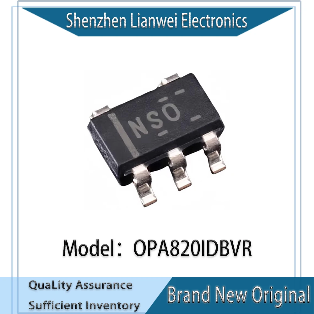 

100% New Original OPA820IDBVR NSO IC Amplifier Chipset SOT-23-5