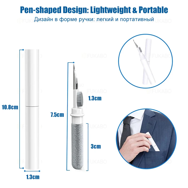 Bluetooth Earphones Cleaning Tool for Airpods Pro 3 2 1 Durable Earbuds Case Cleaner Kit Clean Brush Pen for Xiaomi Airdots 3Pro