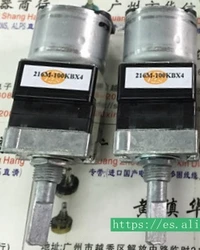 1pcs/lot Japan ALPS RK168 quadruple motor potentiometer 100KBX4 B100K handle length 25MMF 216M