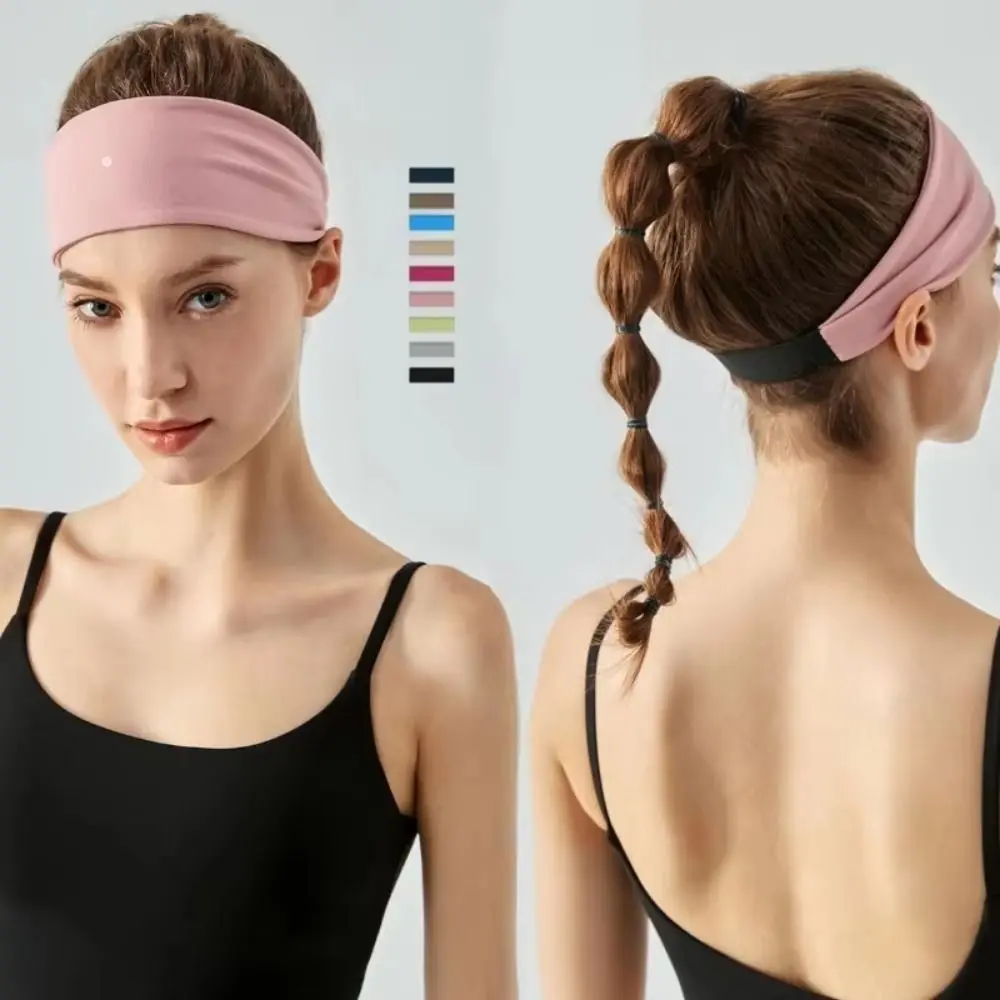 

Moisture Absorbing Workout Headbands for Women Non Slip Breathable Stretchy Sweatband Quick-Dry Elastic Women‘s Sports Hairband