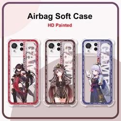 For Asus ROG Phone 8 Pro Case For ROG 8 Silicone Transparent Cases For ROG 7 6 Ultimate Clear Phone Cover ROG8 Pro Airbag Shell