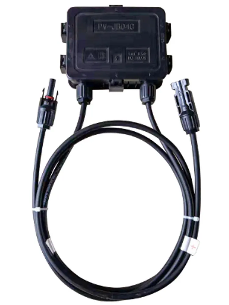 

Photovoltaic Junction Box With MCFour Connector Solar PanelWaterproof Full Set of PV Accessories Junction Box For 200W 350W