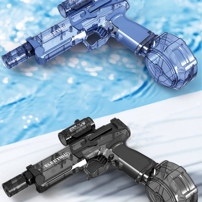 لعبة مسدس المياه الكهربائية الأوتوماتيكية مسدس إطلاق النار المائي ألعاب الصيف حمام سباحة لعب لعبة ناسف المياه للأطفال والكبار