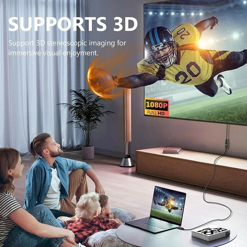 15cm przewód przedłużacz wideo 1080P HD kabel rozszerzenie męskie i żeńskie do laptopa odtwarzacz DVD PS3 Xbox HDTV STB Monitor projektor