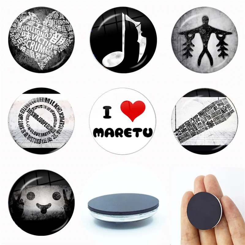 إبداعي I Love Maretu مغناطيس كريستال القلب ، ثلاجة زجاجية ، ديكور منزلي ، 30 #1