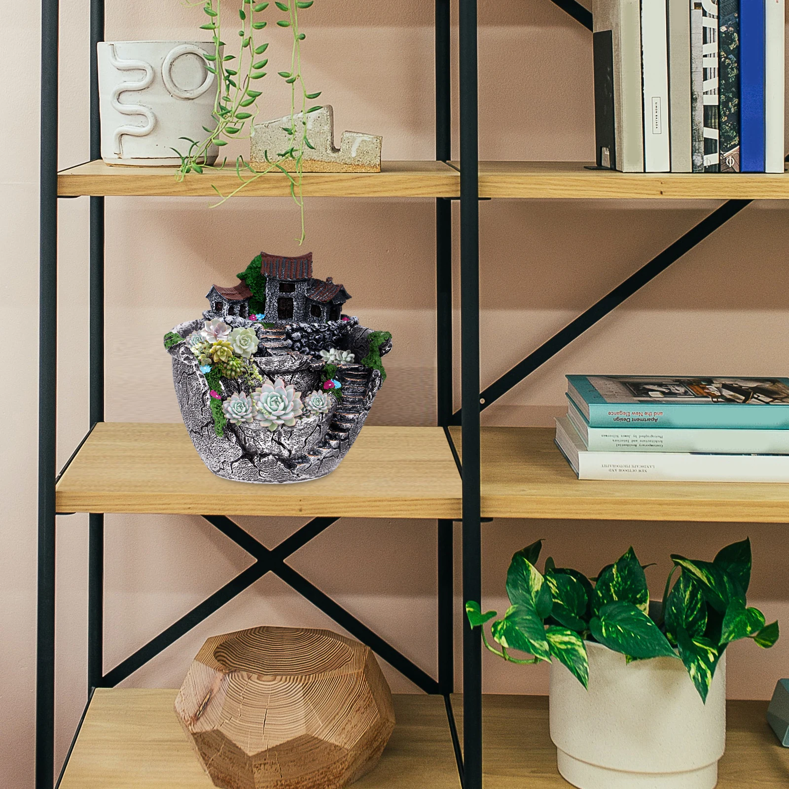 

Креативный цветочный горшок, набор из 3-х уникальных декоративных горшков для суккулентов, домашний мини-садовый винтажный крутой контейнер