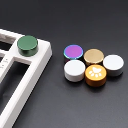 Mechanical Keyboard Knob Black White Gold Cylindrical  Keyboard DIY Accessories For NJ80 GMMK Pro Keyboard