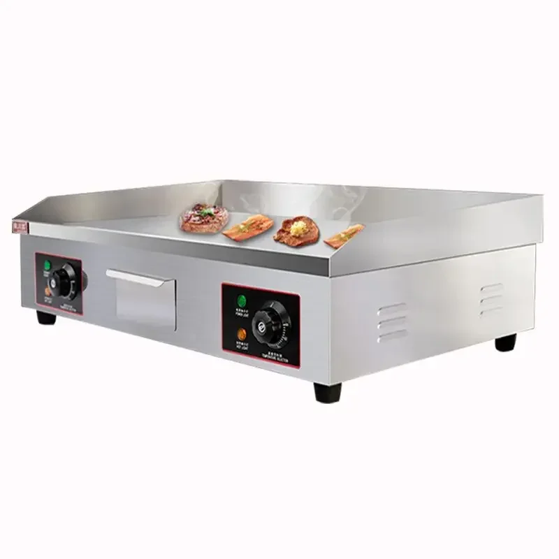 

818 Electric grilling furnace Commercial iron plate electromechanical flat grilling furnace Gas commercial pancake machine