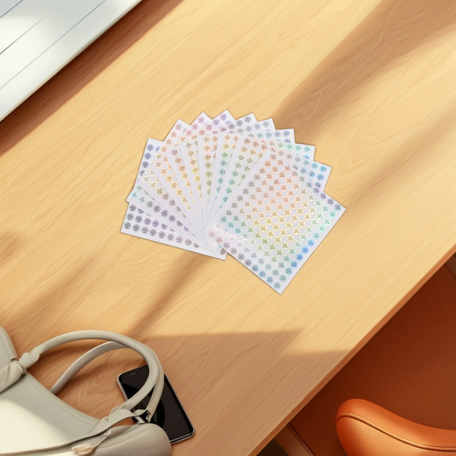 

Quality Inspection Pass Sticker QC Certification Labels Seal Control Approved Tags Staff Stickers Green QC Inspection Labels