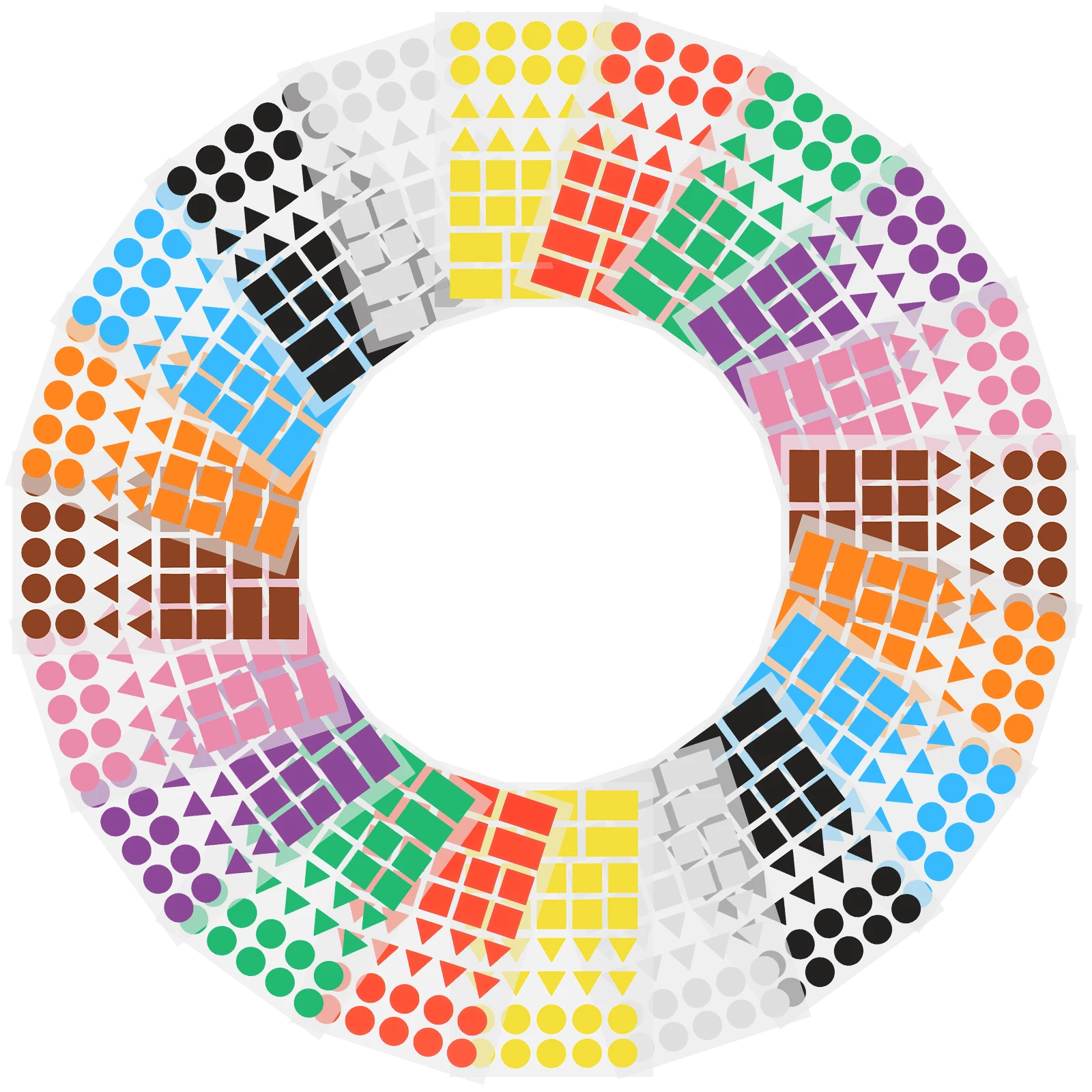 

100 листов разнообразных цветных наклеек для этикеток, самоклеящиеся бумажные бирки для записи, этикетки для папок с файлами для школьного офисного хранения