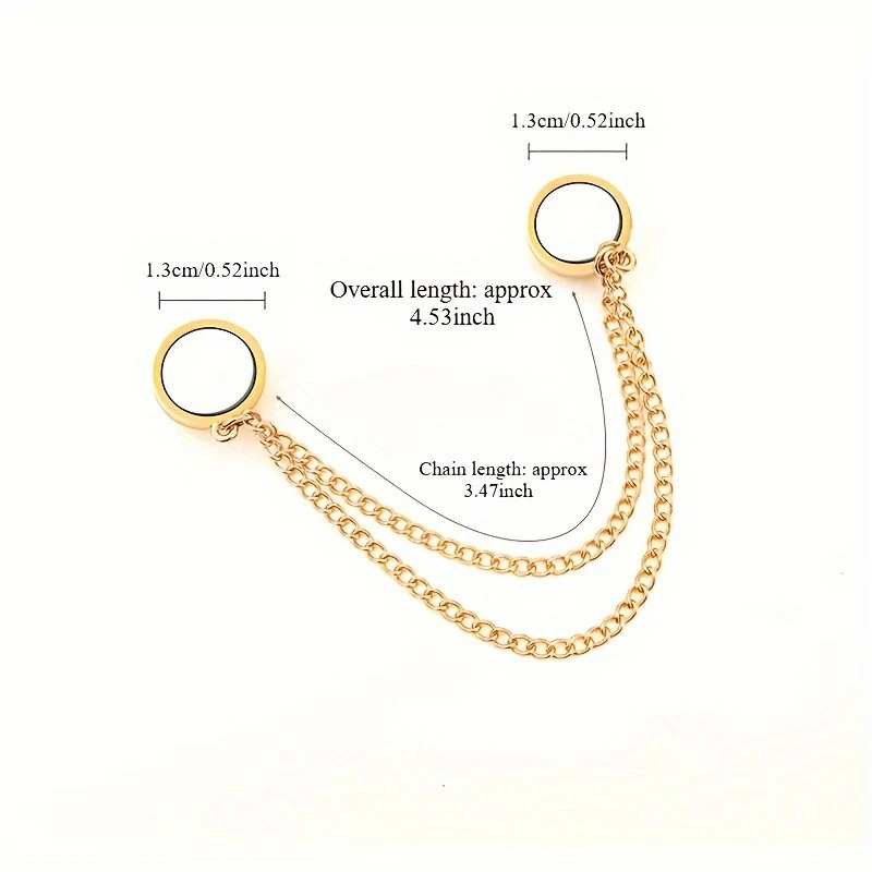 2/4pcs Magnetic Clothing Clips, Strong Magnetic Force for Cardigans Cuffs Hijab,Pinless Brooch Design for Women Fashion & Safety