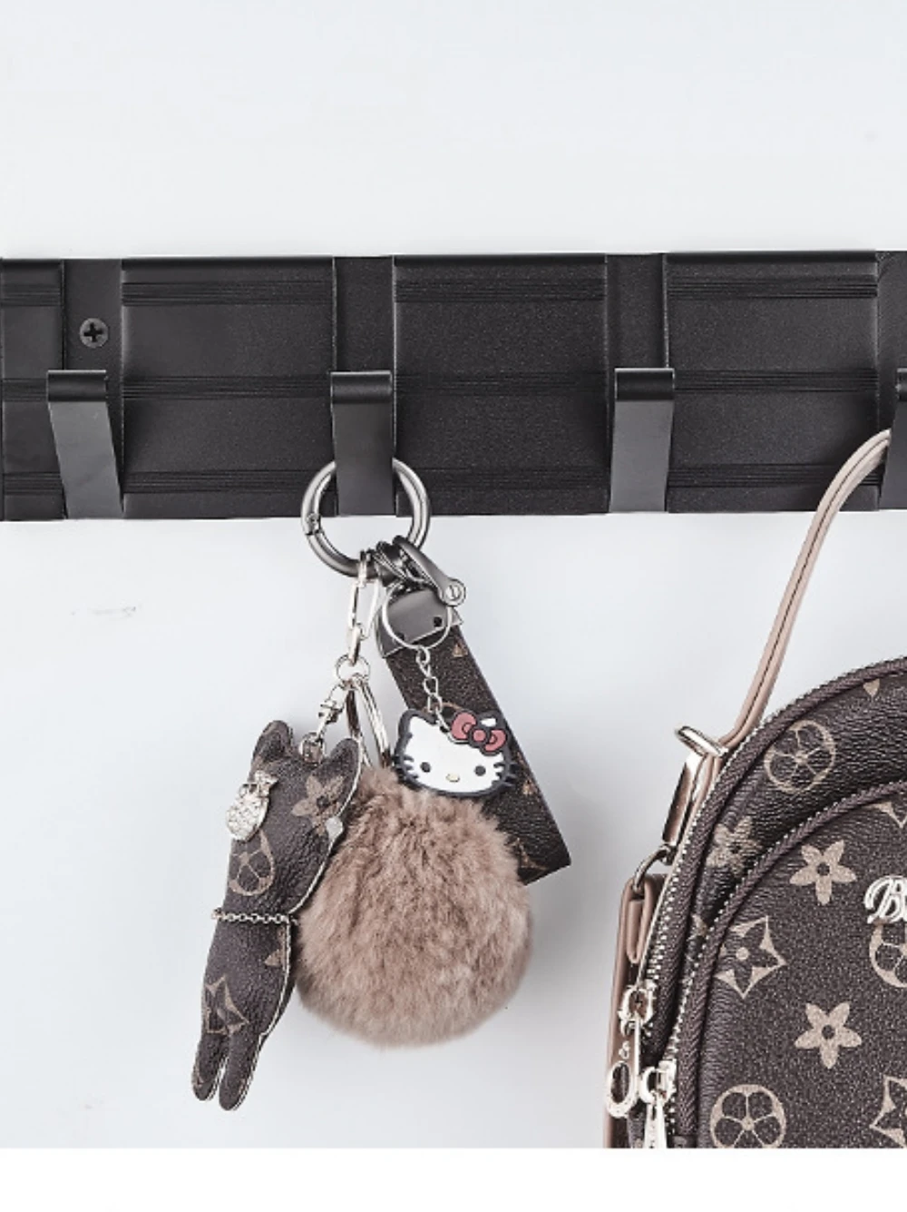 

Fashion Invisible Hook Folding Decoration Simple And Beautiful Atmosphere Behind The Entrance Door Can Be Used Hooks