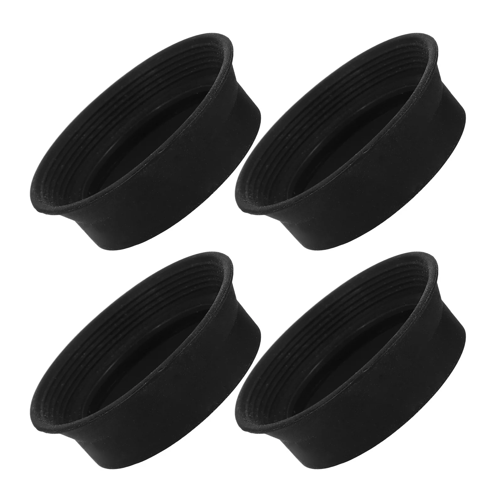 

4Pcs Eyepiece Eye Shield Microscope Rubber Cups Soft Replacement Covers for Biological Stereo Telescope Eye Protection