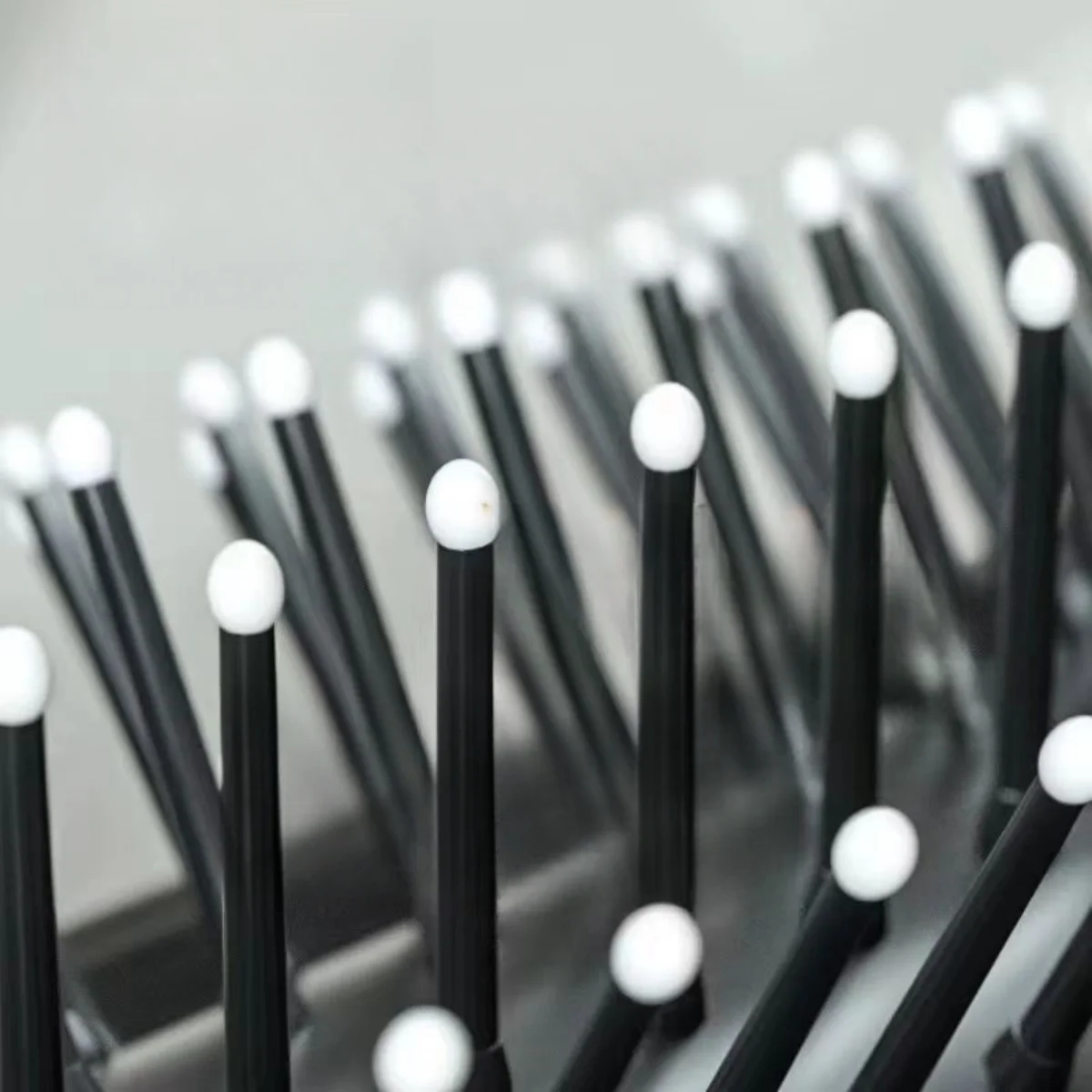 Folding long hair brush, beautiful portable mirror comb, leg head massager, travel comb, 2 and 1 Hair Tools