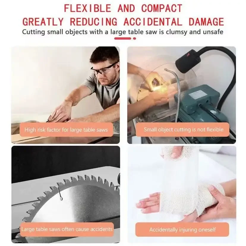 Excellent Electric Saw DIY Table Saw 96W 5000RPM Precision Cutting Machine For Wood PCB Plastic Aluminum