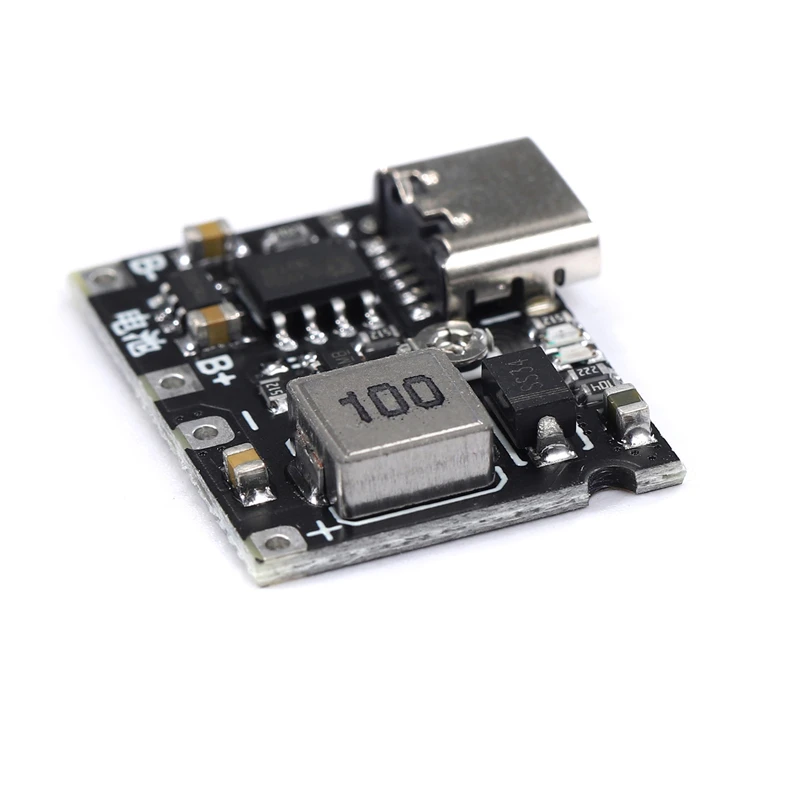 1-10PCS Lithium Li-Ion 18650 3,7 V 4,2 V Batterie Ladegerät Bord DC-DC Step Up Boost Modul USB Typ-C TP4056 Schnelle Lade Modul – Detail 9