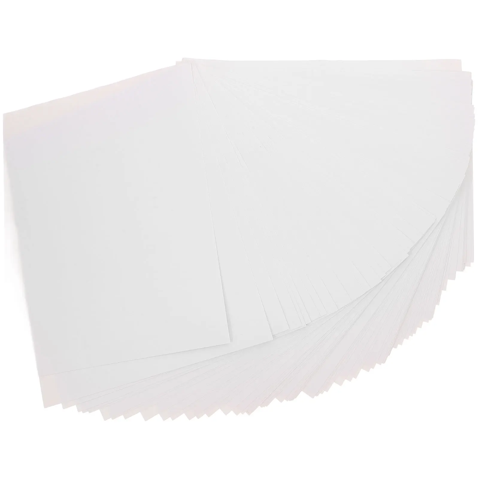 

100 Sheets A5 Printable Vinyl Sticker Paper Blank White Adhesive Compatible Printers Waterproof Labels