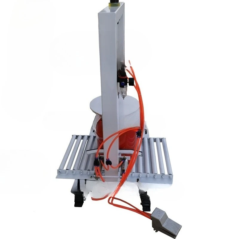 

Plastic drums, capping machines, latex capping devices