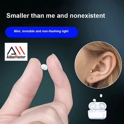 AideeMaster Invisible Earphones Mini Headphones Bluetooth TWS Wireless Touch Game In-Ear Earbuds Noise Reduction Sports Headset