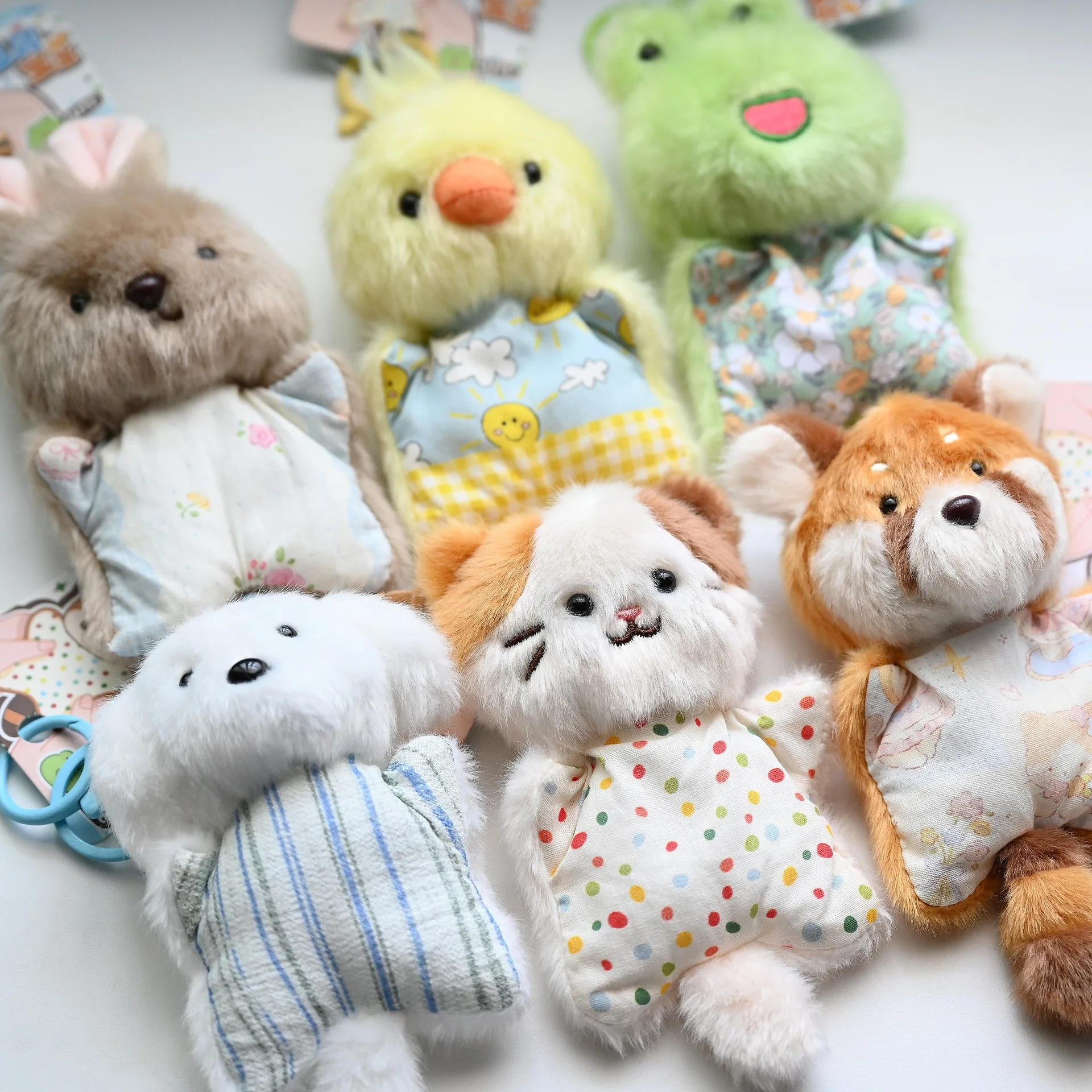 fashione 【 Decompression Bean Bag 】 Cute Bean Bag Baby Pendant Plush Toy Doll Bag Pendant Keychain Doll