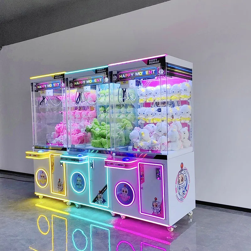 تخصيص المظهر آلة مخلب المنتقى ممر تصميم اسم متجر تصميم لعبة أطفال ألعاب من نسيج مخملي الماسك آلة المخلب