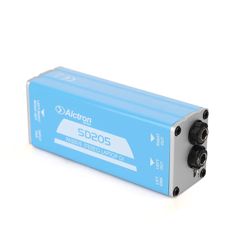 Alctron sd205 stereo passivo di caixa projetada para conectar um portátil, tablet, telefone inteligente ou leitor de música com pro sistema de áudio