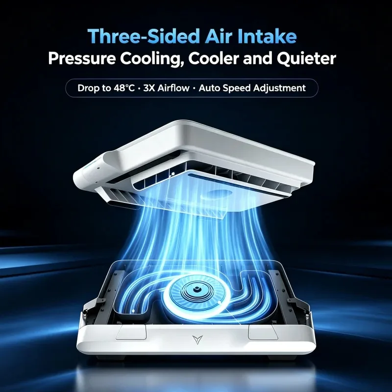 Flydigi BS3 Pro Laptop Cooling Pad Turbo Air Cooler Intelligent Fan Dustproof Noise‑Reduction Stand for Gaming Laptop Desktop