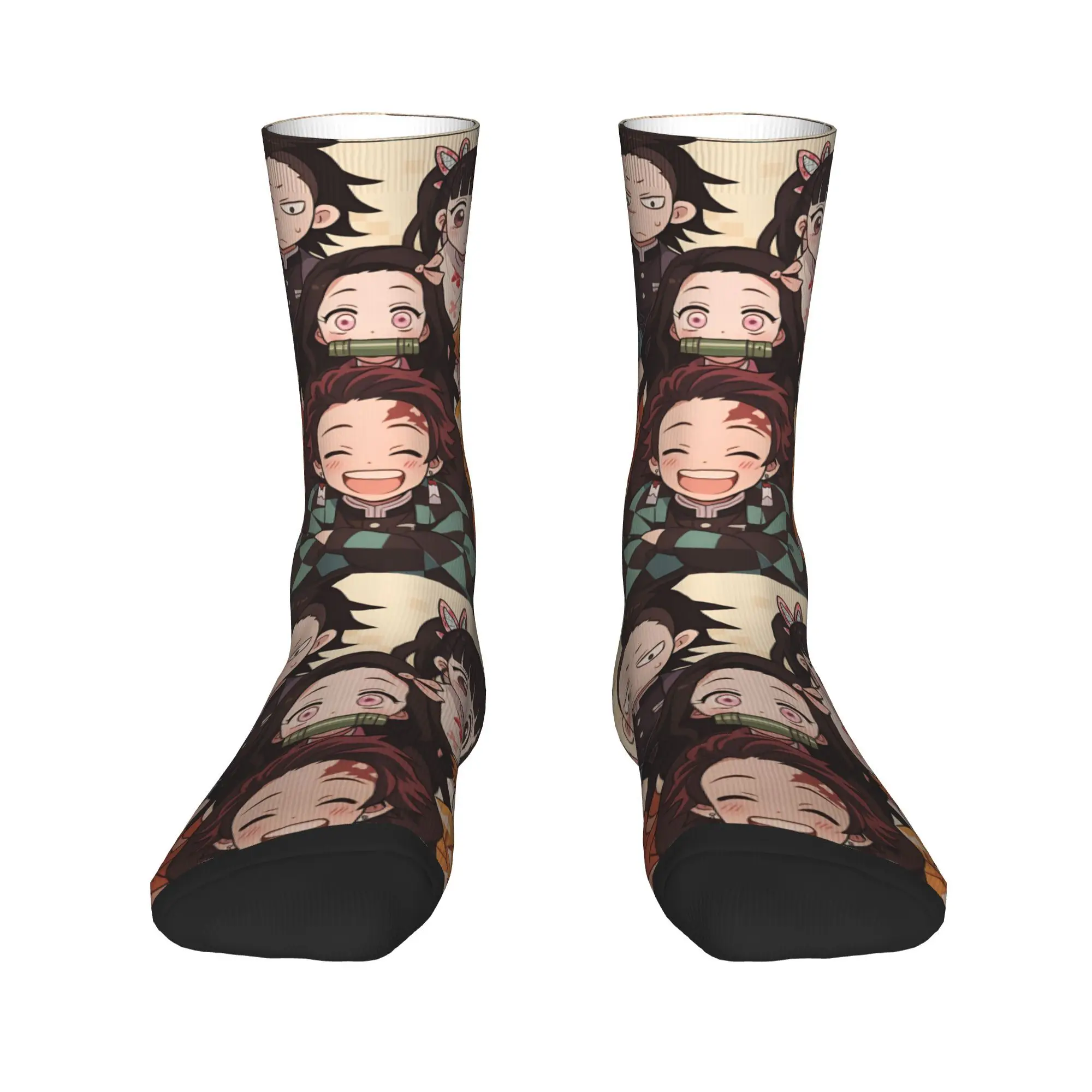 무이치로 토키토 스타킹 패턴 레저 양말 가을 미끄럼 방지 양말 남성 러닝 스포츠 통기성 양말