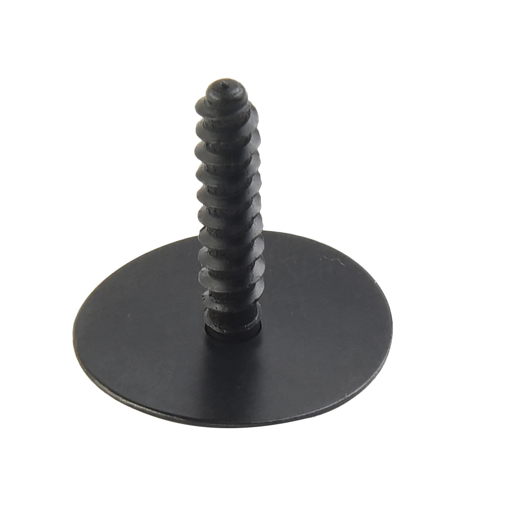 Tornillo de cabeza plana de Metal para Chevrolet Buick 11570637, 10 piezas, tornillos fijos, juego de clips de sujeción negros para coche, accesorios