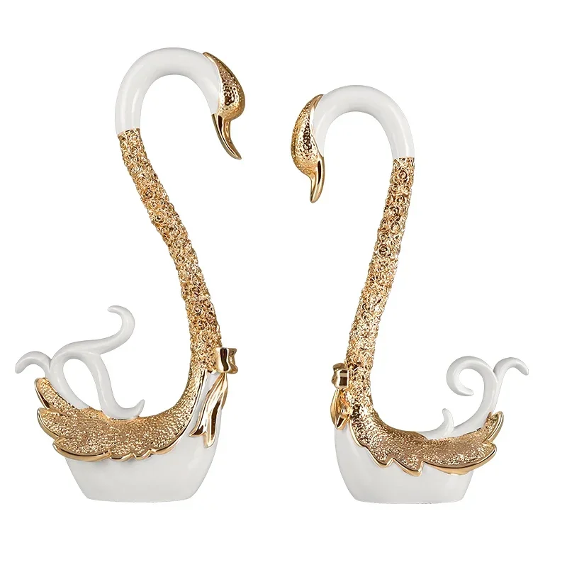 

Swan Decoration New Wedding Celebration Girlfriends Living Room Home Decorations Craft Gift