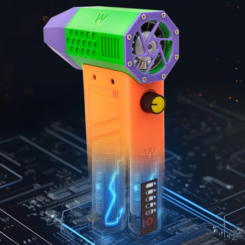 Charging display Violent Mini Turbo Jet Fan Ultra light Magnetic adsorption 140000 RPM Cordless