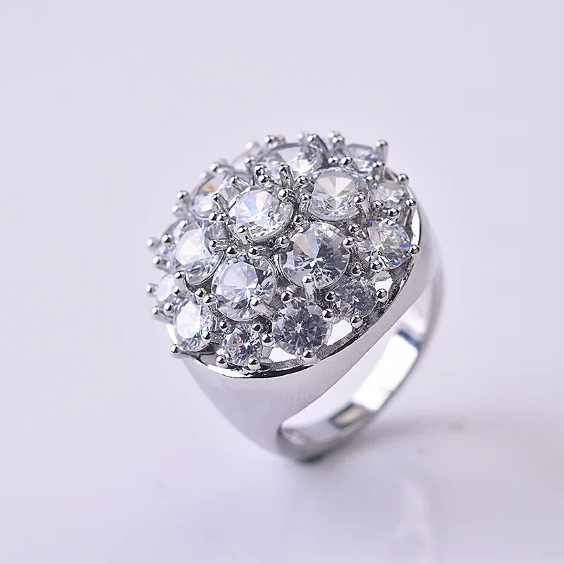 Anillo De diamante FL De 2 quilates De oro rosa De 18 quilates para mujer, Anillos De Bizuteria, bisutería para mujer, joyería fina con piedras preciosas, anillo rosa De 18 quilates