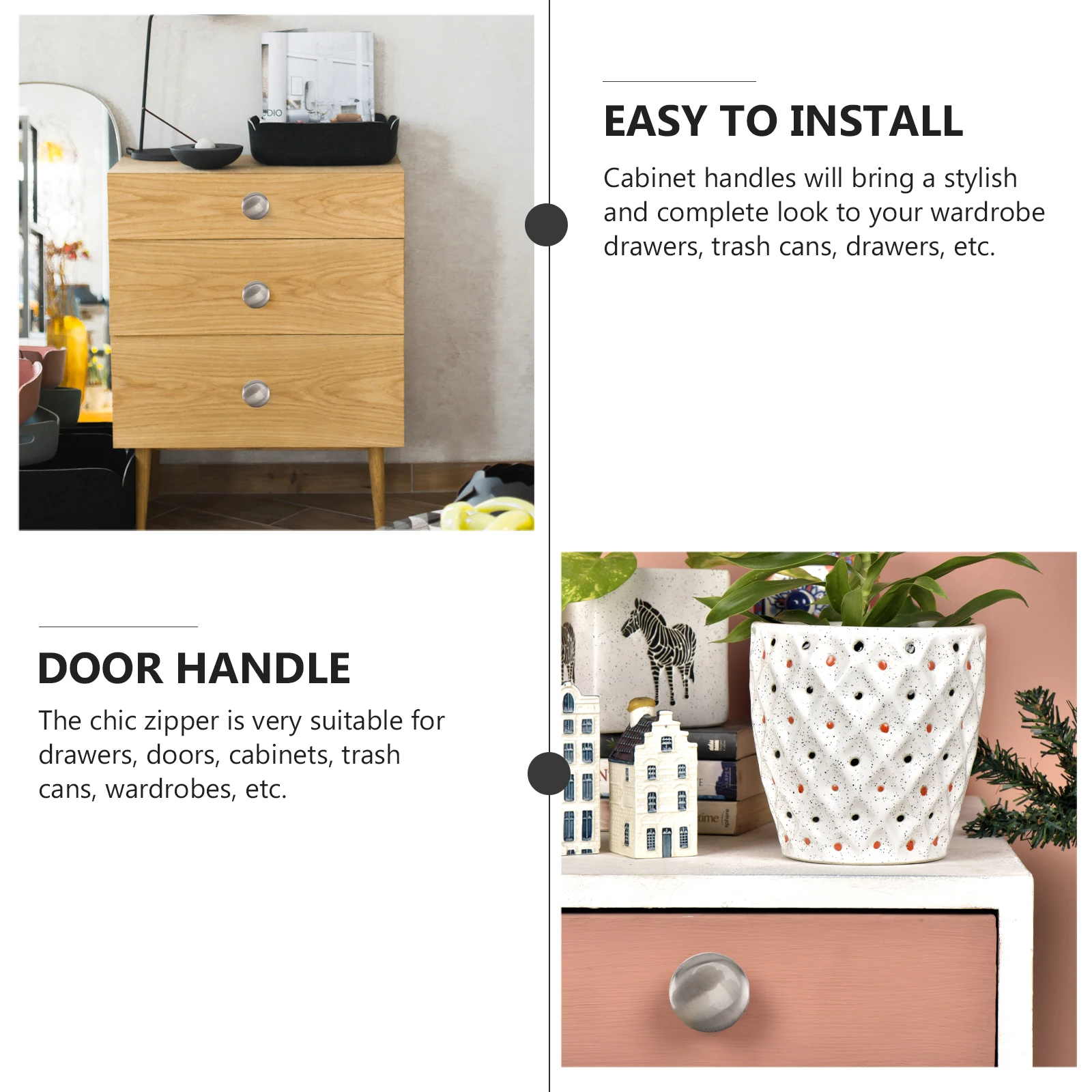 

10 шт., ручка шкафа, ручка ящика для кухни, гостиной, шкафа, шкафа с одним отверстием, круглая ручка с одним отверстием, фурнитура