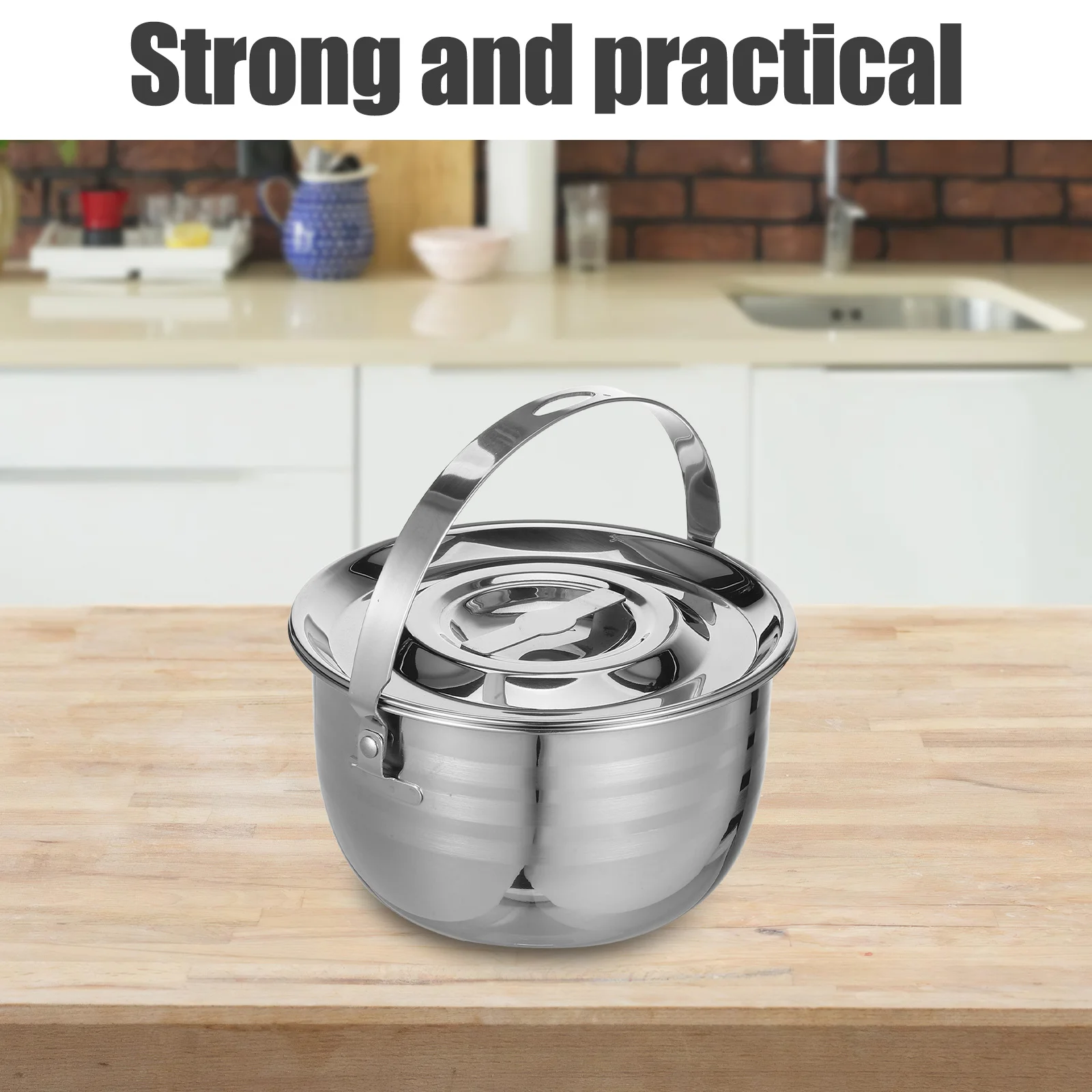 

High Capacity Soup Stainless Steel Thickened Non-Stick Cooking Pot For Home Kitchen Stew Soup Pot Household Use Saucepan Camping
