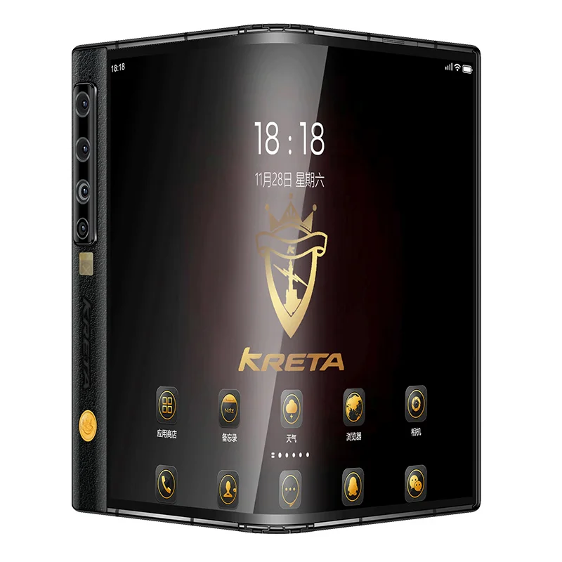 Kreta 5G Folding Screen Mobile Phone V11V 120 Million Pixel Dual Card Dual Standby Folding Screen Collector S Edition 12 512G