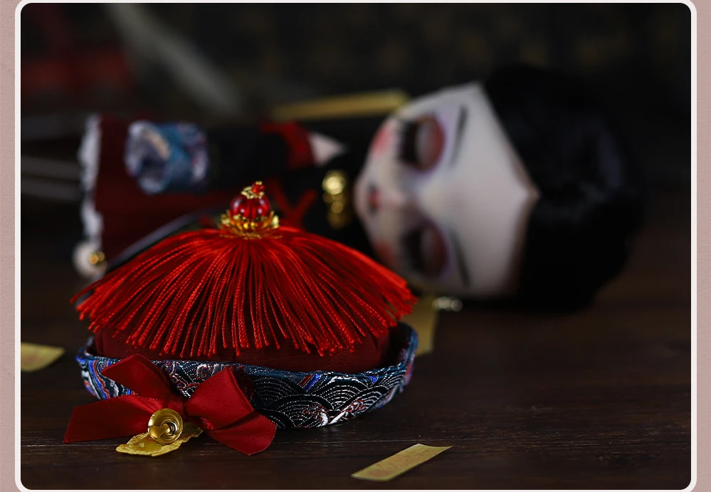 Neo Blythe Doll Traditional Jiangshi Vampire Halloween Outfit 6