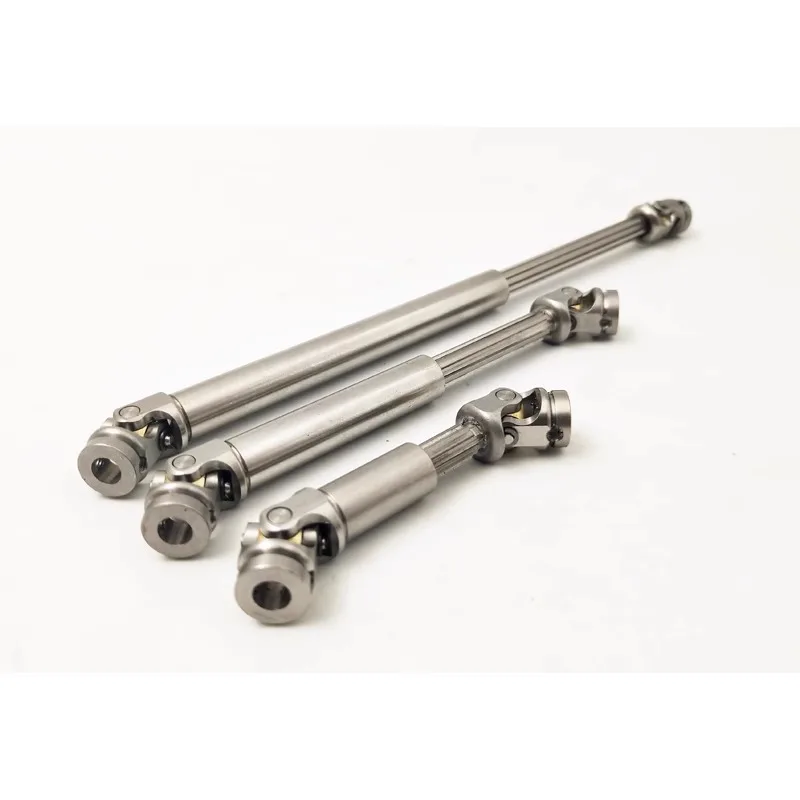 Metal Telescopic Transmission Shaft CVD Universal Joint for 1/14 Tamiya RC Truck Scania BENZ VOLVO MAN Diy Parts