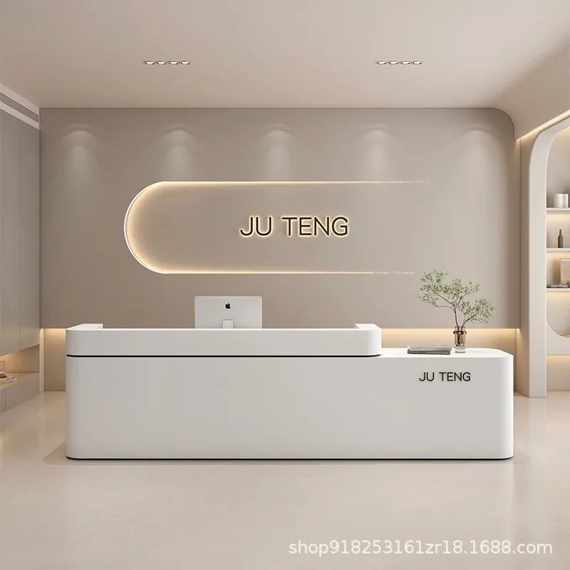 Clothing store Dental paint Curved bar Training institution Company reception desk